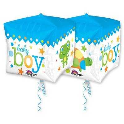 Шар 3D КУБ 15" HB Малыш мальчик