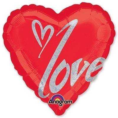 Шарик 18" Love сердце