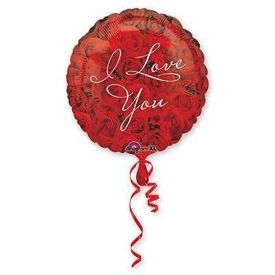 Шарик 18" ILY Розы