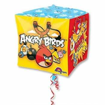 Шар 3D КУБ 15" Angry Birds