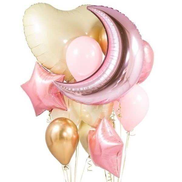 Букет из шаров BABY PINK