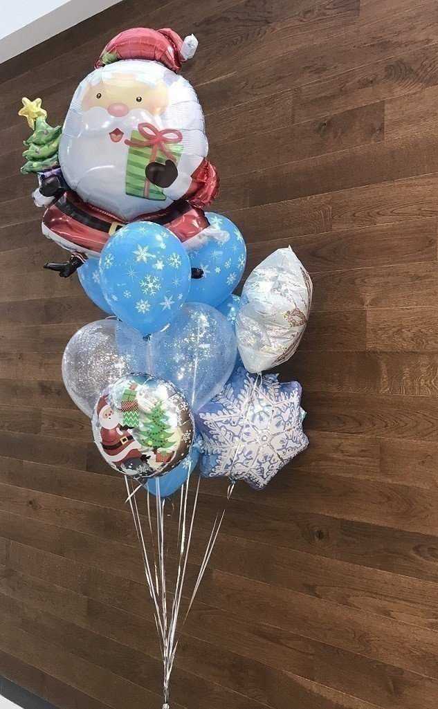Букет из шаров Дед Мороз