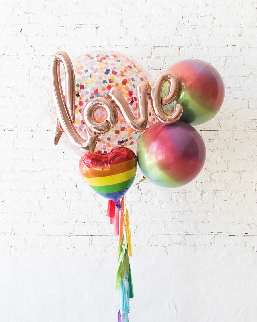 Большие шары Радуга LOVE Большие шары Радуга LOVE