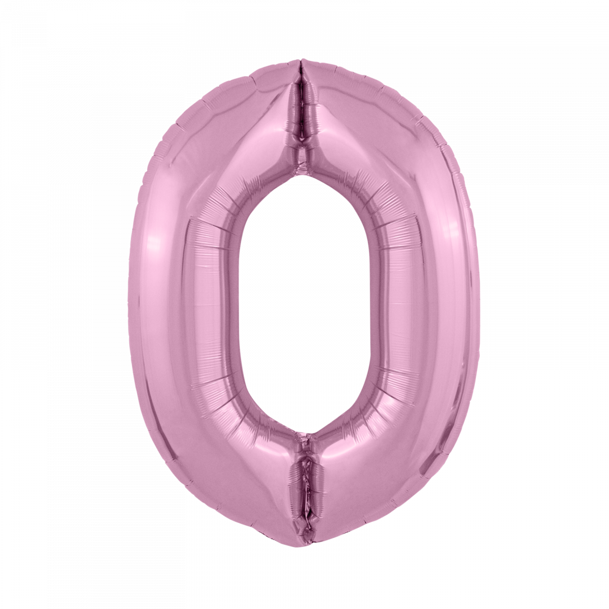 Шар фигура Цифра 0 Розовая