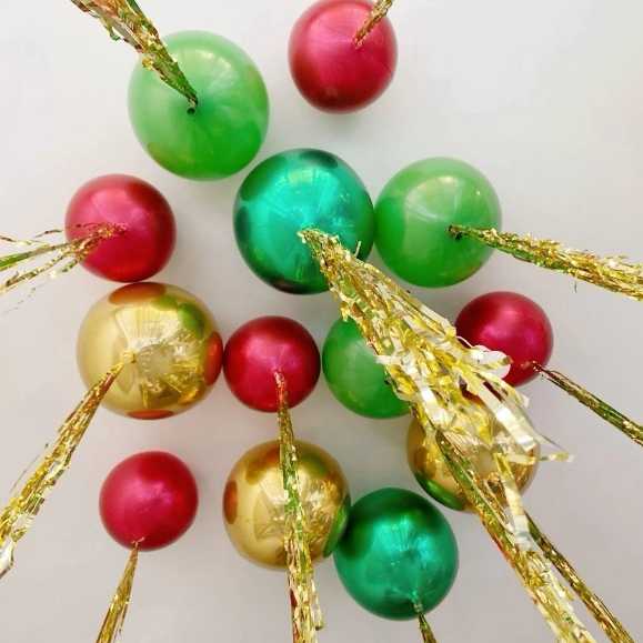 Шарики под потолок Jingle Bells 50 шт
