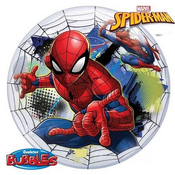 Шар BUBBLE 22" Marvel Человек Паук