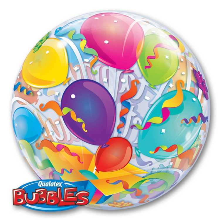 Шар BUBBLE 22" HB Сюрприз