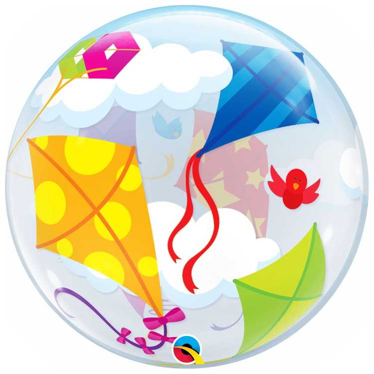 Шар BUBBLE 22 Сердца смайлы