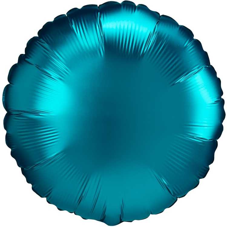 Шар круг 18" Сатин Aqua