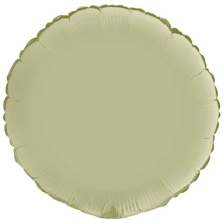 Шар круг 18" Сатин Olive Green