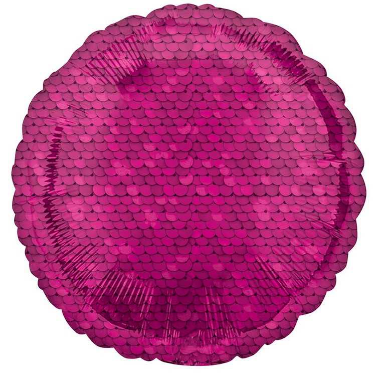 Шар круг 18" Пайетки Pink Шар круг 18" Пайетки Pink