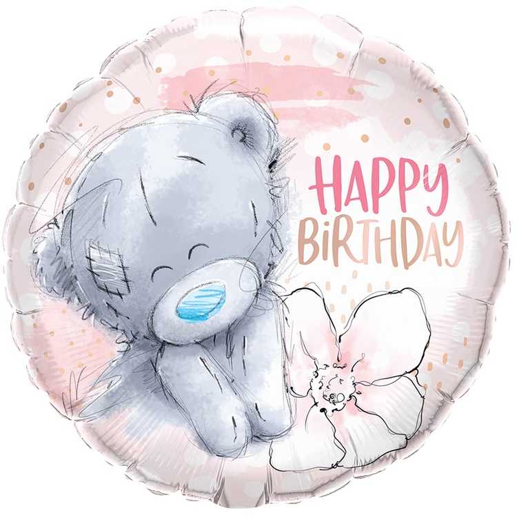 Шар 18 Me To You HB Мишка Тедди Цветок