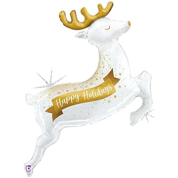 Шар фигура HAPPY HOLIDAYS Олень