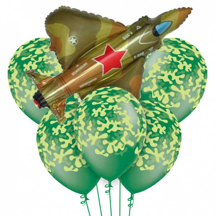 ВОЗДУШНЫЕ ШАРЫ НА 23 ФЕВРАЛЯ №8