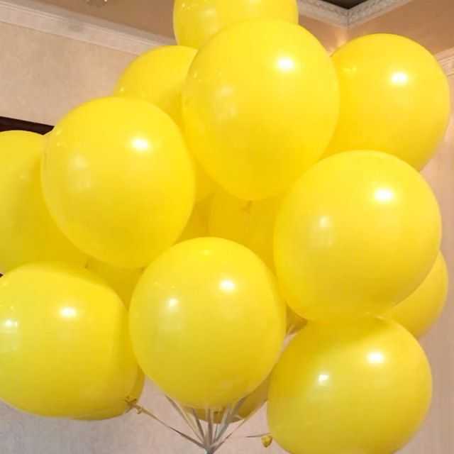 Воздушные шары "Желтый мини" 15 шаров
