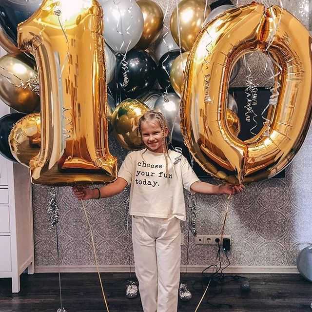Воздушные шары "10 голд"