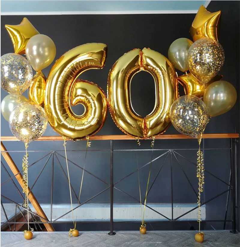 Воздушные шары "60" Воздушные шары "60"