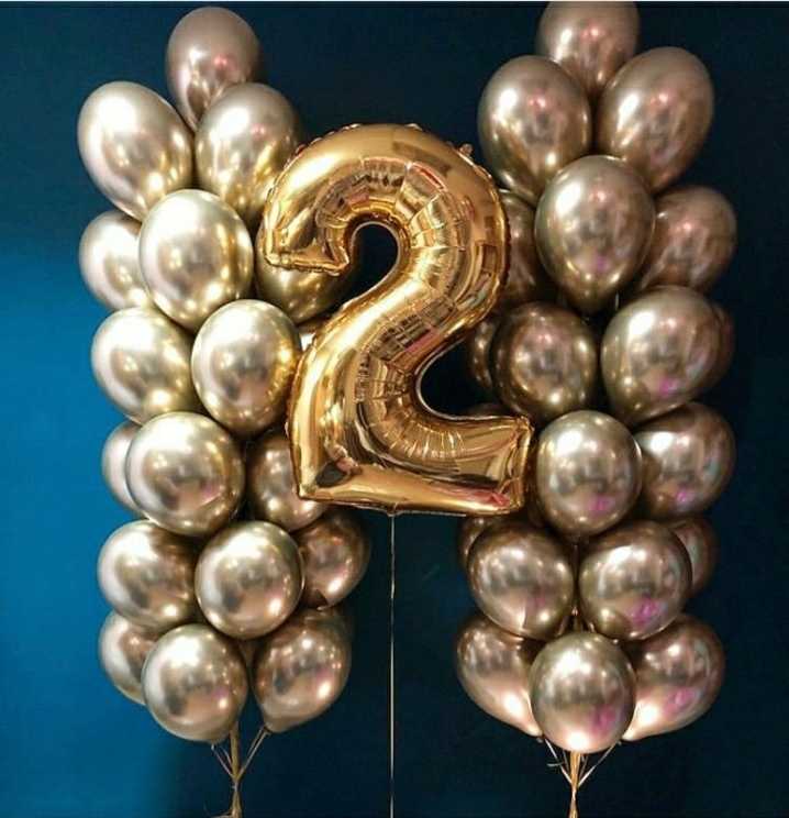 Воздушные шары "Gold 7"